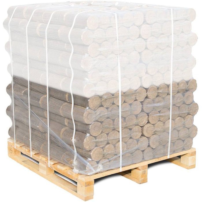 NESTRO hardwood briquettes Premium roand, without a hole 480kg