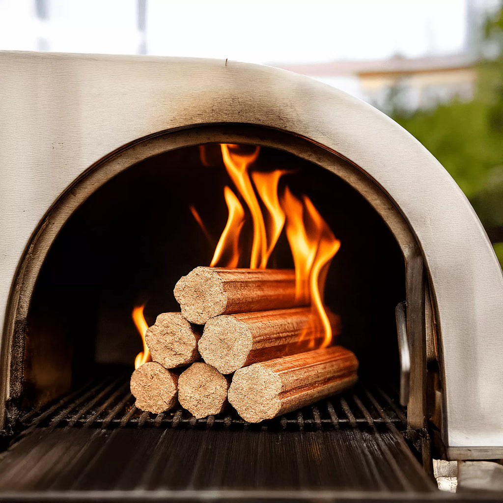BBQ-briquettes made from pure beech – 18 kg Karton, 54er pallet (972 kg)