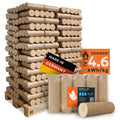wood briquettes Nestro XL Blue – roand, without a hole (pallet 960 kg)