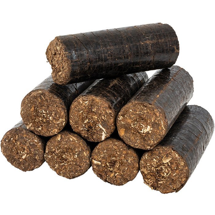 BIOMAC bark briquettes roand, without a hole 450kg