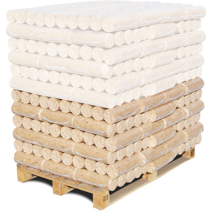 NESTRO softwood briquettes roand, without a hole 480kg