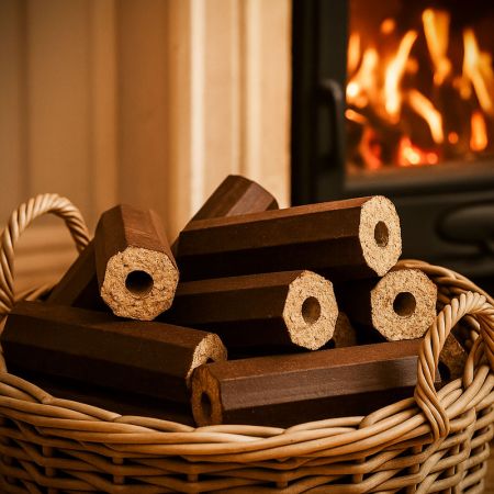 Pini Kay briquettes (import) pallet 96 bags x 10 kg (960 kg)