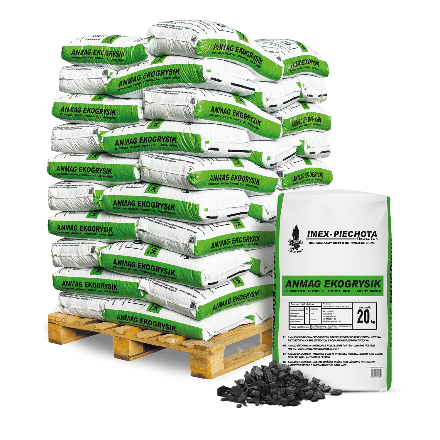 hard coal 5–15 mm – 50 x 20 kg – Nuss 5