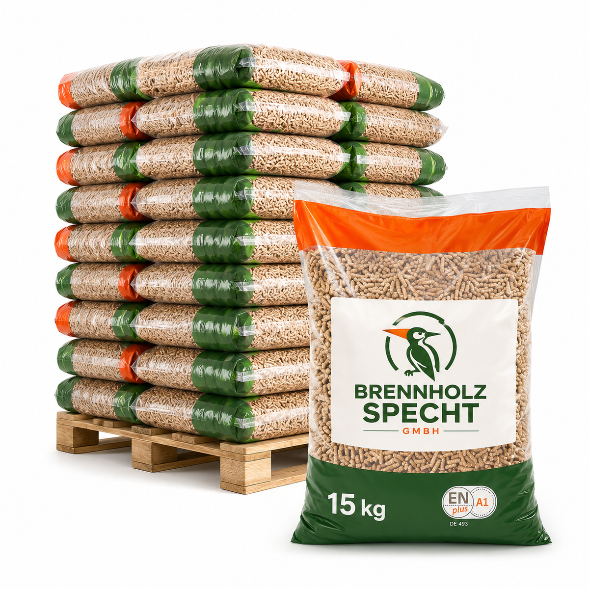 3 pallets wood HARRY-pellets