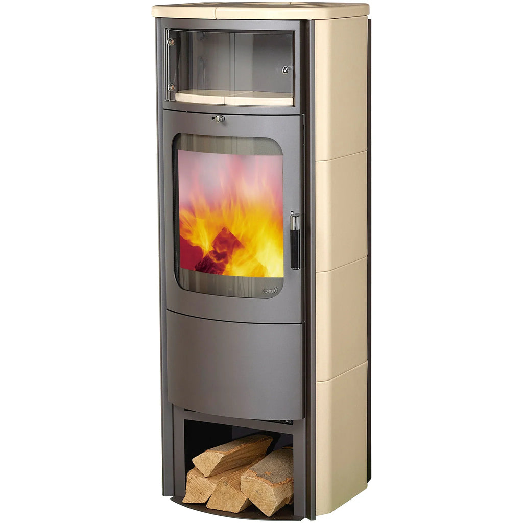 HARK Obya B Grande 5 kW wood-burning stove – Kachel creme – A+