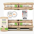 REKORD Premium wood pellets 6mm ENplusA1, 66 x 15kg pallet