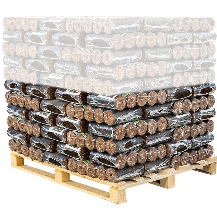 BIOMAC bark briquettes roand, without a hole 450kg
