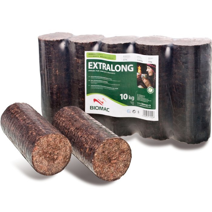 BIOMAC bark briquettes roand, without a hole 1000kg