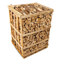 oak firewood pallet 25 cm 2m3 3,3 stacked cubic metre