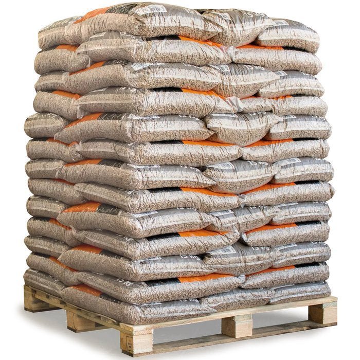 HEIZFUXX wood pellets Grey 6mm ENplusA1, 65 x 15kg pallet