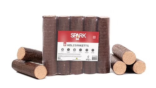 Spark beech-Kaminbriquettes rand 960 kg on a pallet – Bild 4