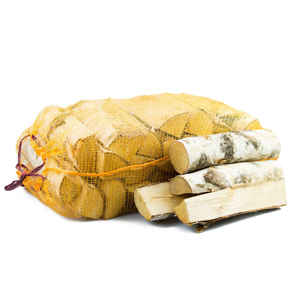 firewood birch 25cm in a bag 54 x 40L/15kg bag – Bild 2