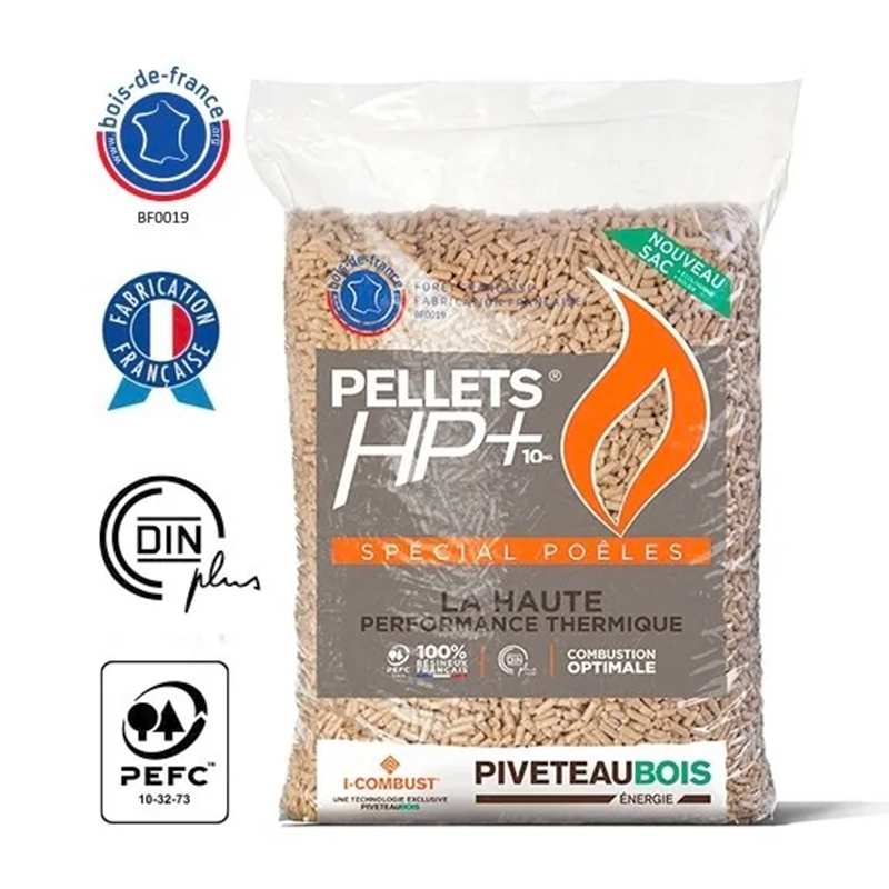 Piveteau HP+ wood pellets – 72 bags à 15 kg
