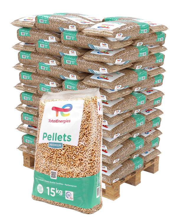 3 pallets pellets from TOTALENERGIES