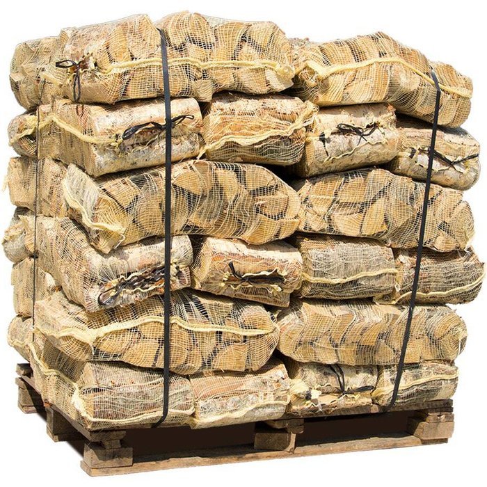 firewood birch 28 cm in a bag