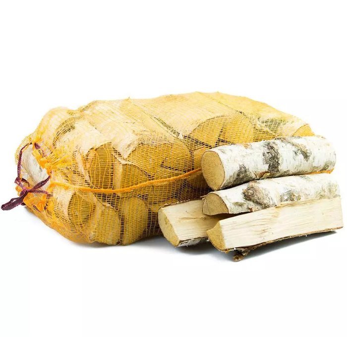 firewood birch 28 cm in a bag