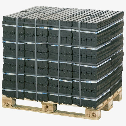 10 pallets REKORD lignite briquettes (40×25 kg) – large stock 10 t