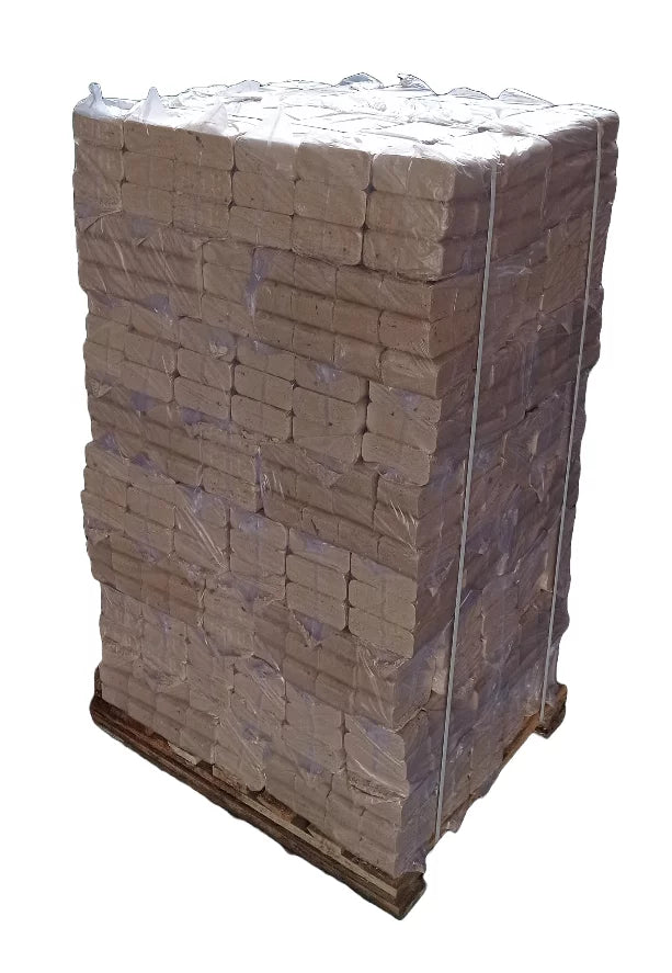 Weichholzbriquettes – pallet 960 kg