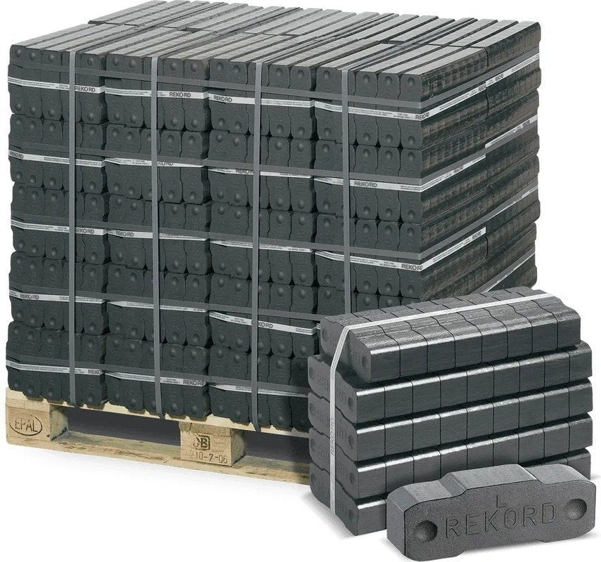 REKORD® lignite briquettes – 1000 kg pallet (40 x 25 kg)