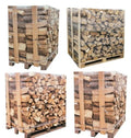 firewood 4 – pallets (2 Weißeiche + 2 beech/hornbeam) – 40 cm logs