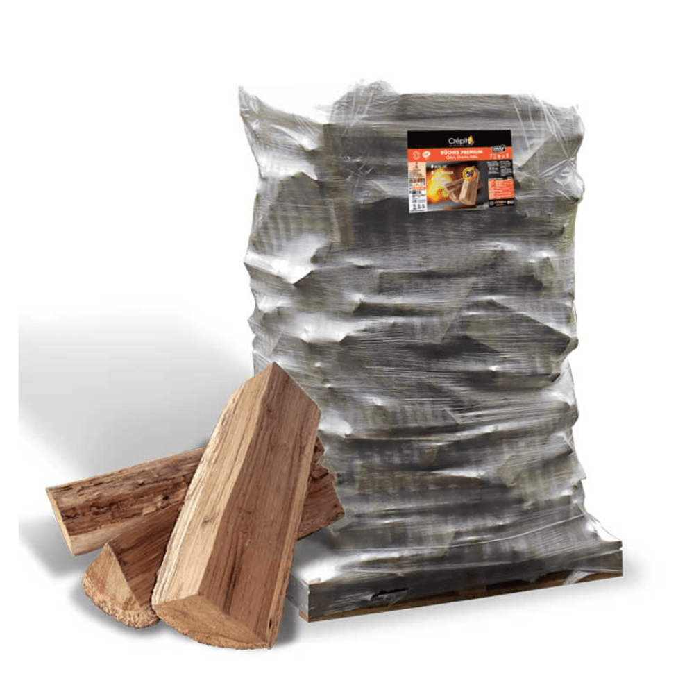 Premium firewood 30 cm dry gedämpft on a pallet 2 m3