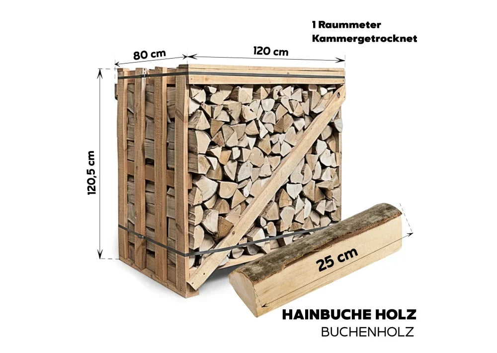 firewood hornbeam 2RM Box 33 cm