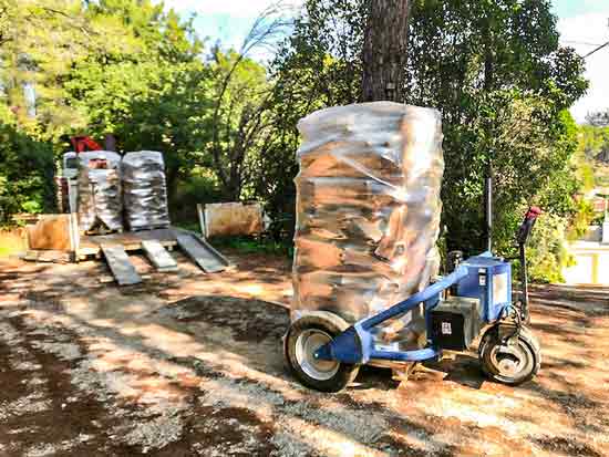 Premium-firewood 40 cm long on ultra-dryer pallet