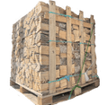 25 cm dryes firewood in pallets for Öfen