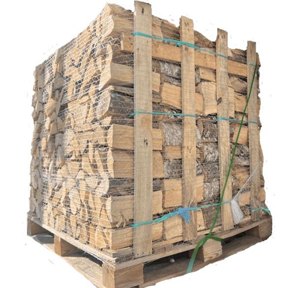 25 cm dryes firewood in pallets for Öfen