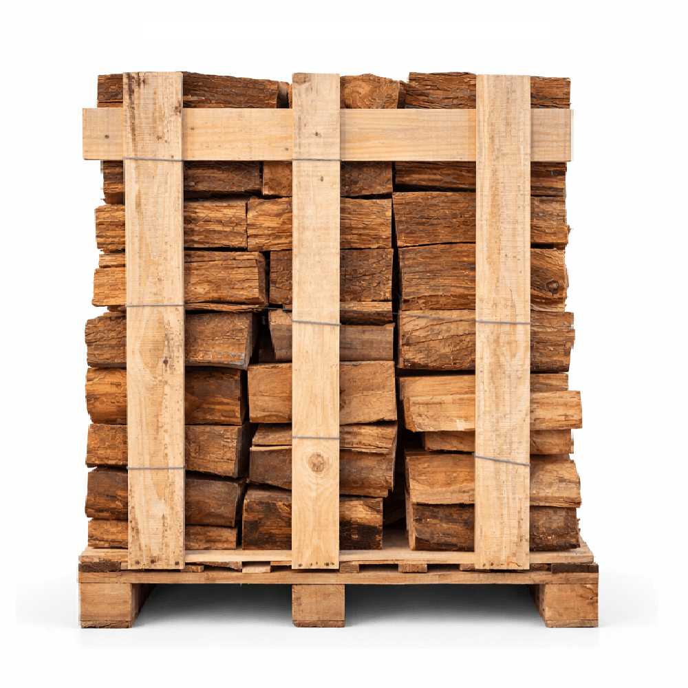 beech firewood 30 cm kiln-dried on a pallet
