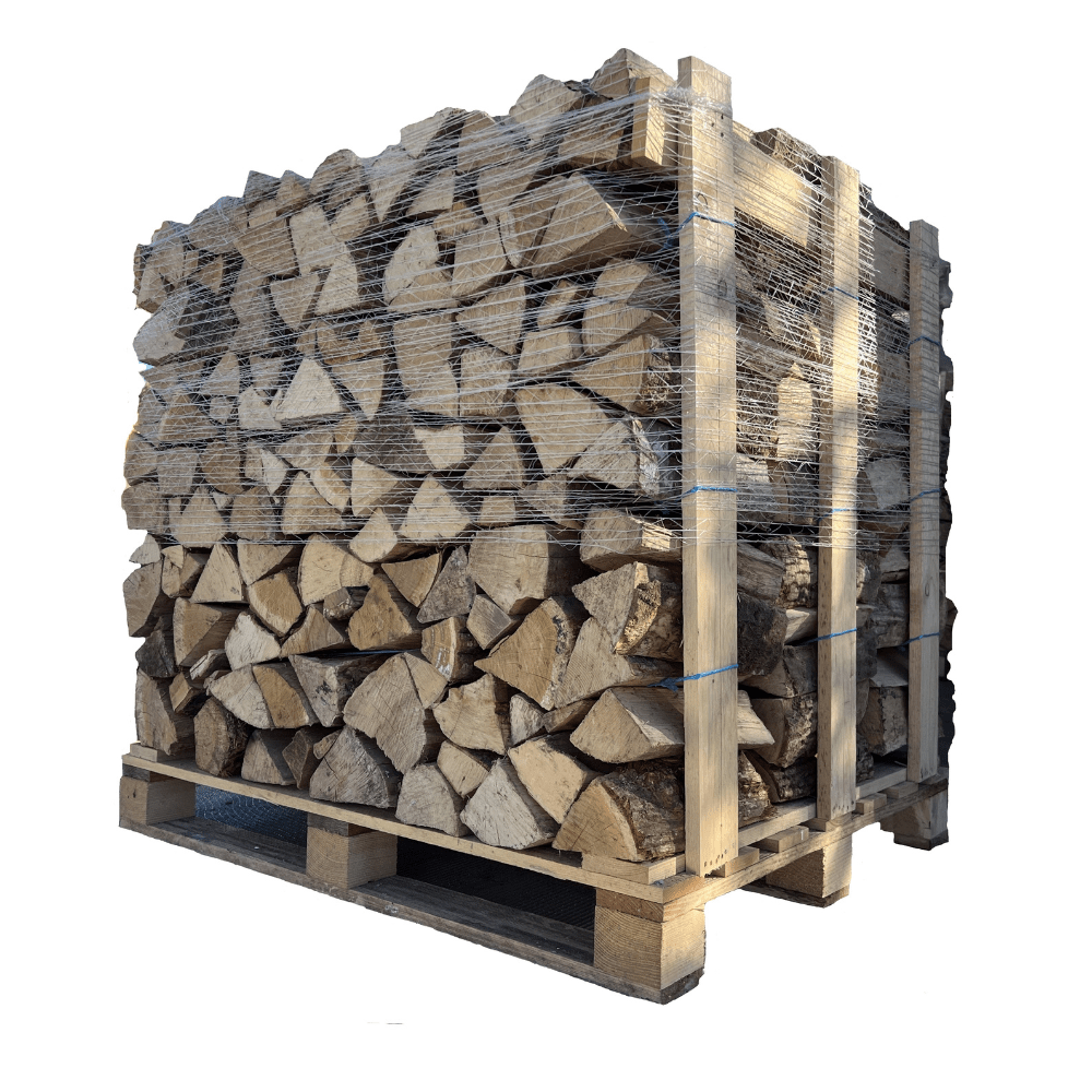 firewood hardwoodmischung 30 cm dry on a pallet