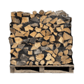 firewood from Weißeiche 50 cm dry on a pallet