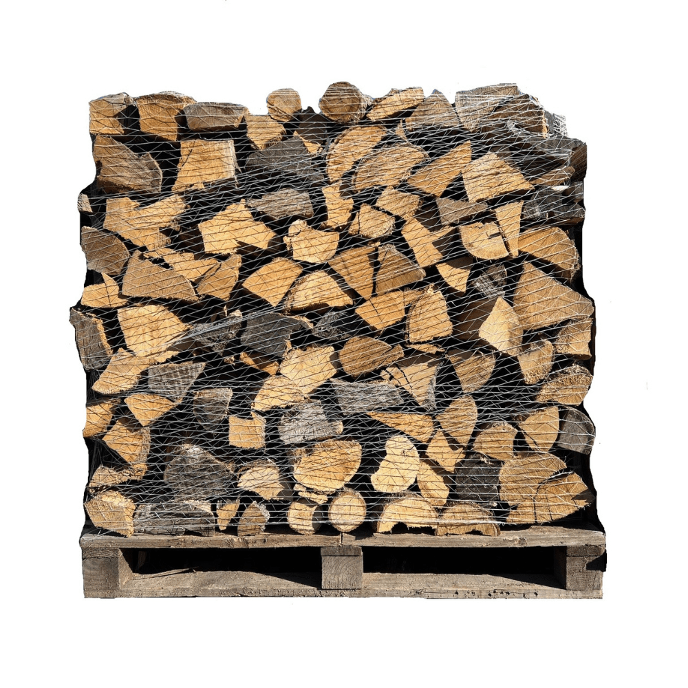 firewood from Weißeiche 50 cm dry on a pallet