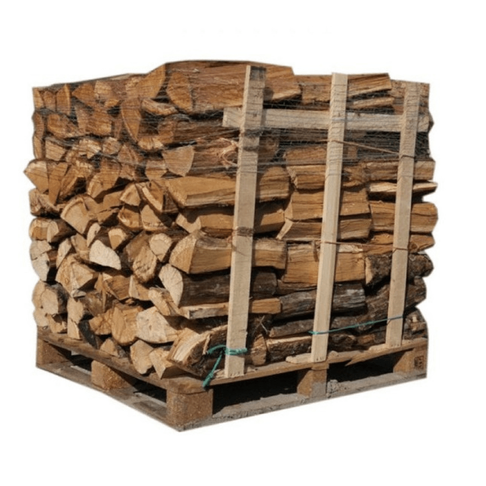 40 cm dryes firewood on hardwoodmischpalette