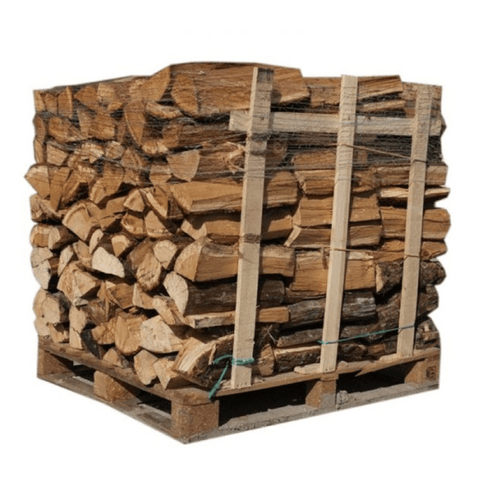 40 cm dryes firewood on hardwoodmischpalette