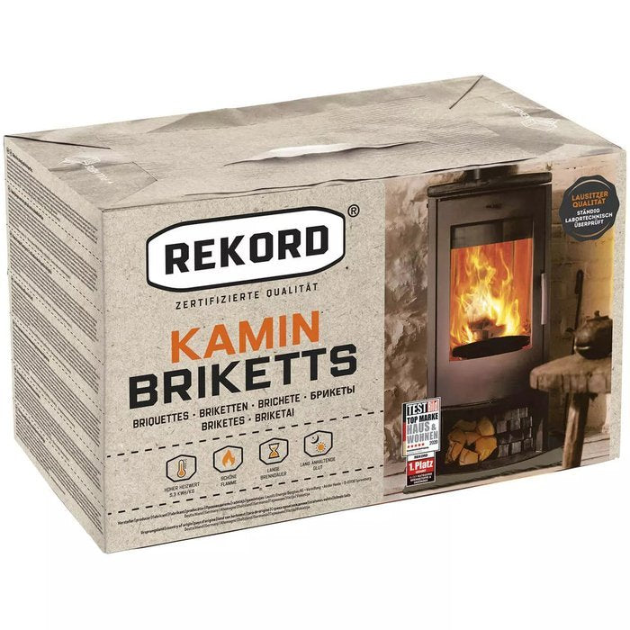 REKORD lignite briquettes bagged pallet (90 x 10 kg)