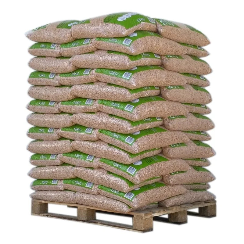 Din pellets – pallet with 65 bagsn à 15 kg – Bild 1