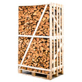 pallet of kiln-dried split althe firewood 25cm