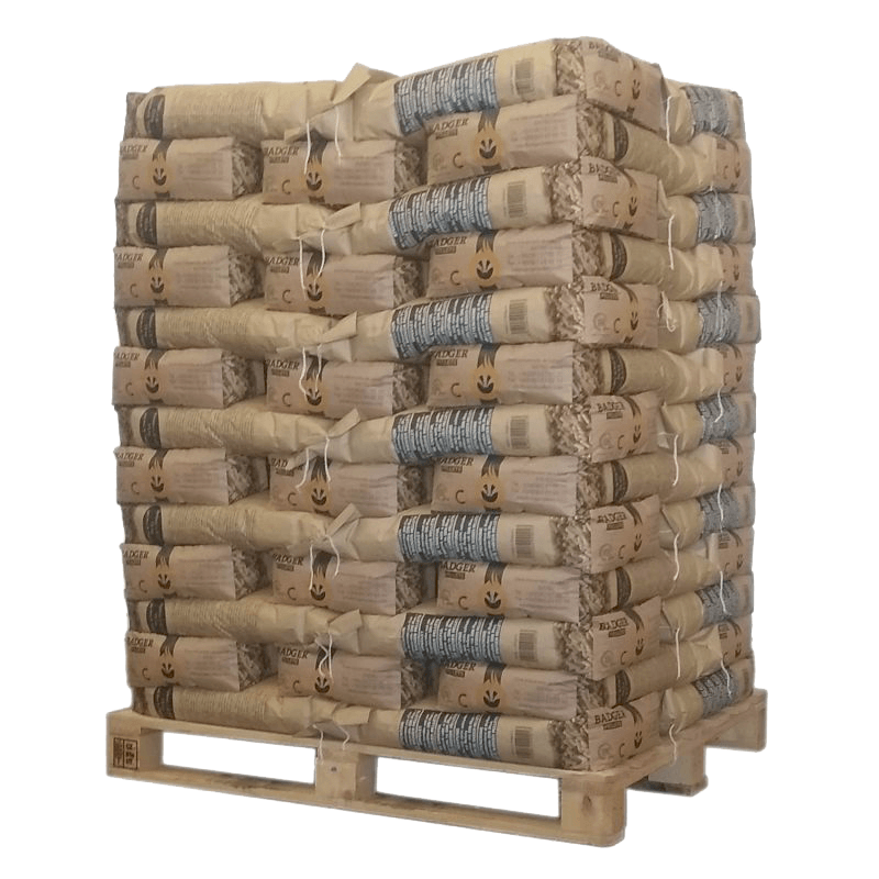 BADGER pellet pallet – 65 bags à 15 kg – Bild 4