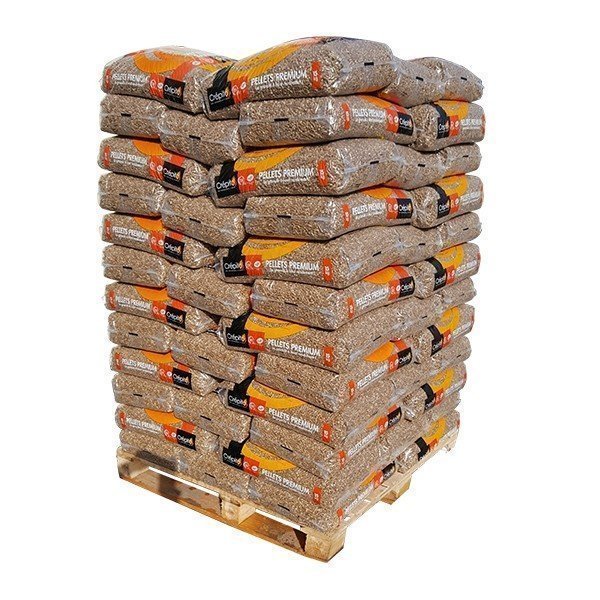 CRÉPITO® – 1/2 pallet wood pellets (36 bags à 15 kg)