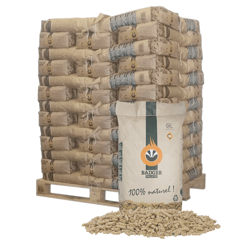 BADGER pellet pallet – 65 bags à 15 kg – Bild 3