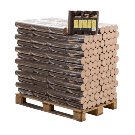 Rande beech briquettespallet 96 packs x 10 kg (960 kg)